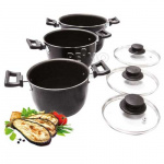 6-piece saucepan set