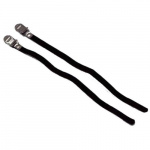 Belt for Bicycle Rack Black 2-p