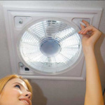 Fiamma Turbo Vent Sunroof 12V White 40x40