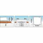 Sunroof Turbo Vent 12V Crystal 40x40