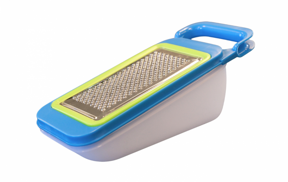 Grater with container in the group Household & Kitchen / Kitchen accessories / Kitchen utensils at Campmarket (67106)
