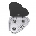 3-burner stove with glass lid left Series 330 3-burner stove with glass lid left Series 330