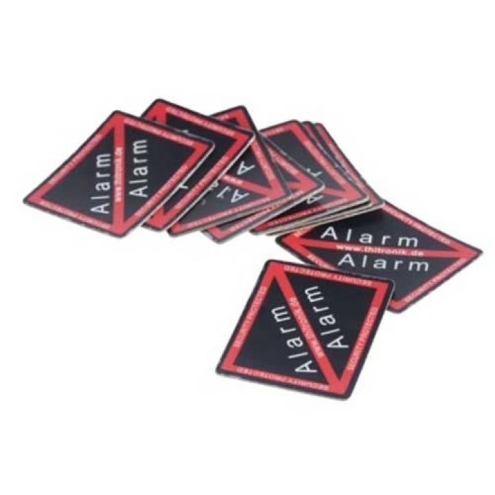 Thitronik Warning Labels 3-pack, safety protective in the group Other / Security / Gas and Narcotics Alarm at Campmarket (67294)