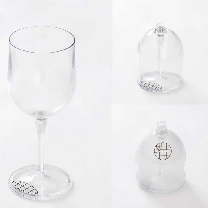 Isabella Wine Glasses Foldable 2-Pack in the group Household & Kitchen / Glass & Mugs / Wine glass at Campingvaruhuset i Norden AB (67375)