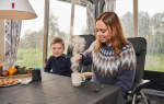 Camping chair Isabella Loke High Back Dark Grey