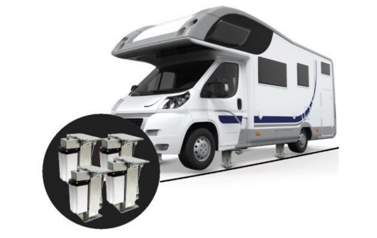 Tesa-AutoLift-System 4 Electric Support Legs Motorhome in the group Caravan & Motorhome / Chassis / Support leg at Campingvaruhuset i Norden AB (67444)