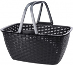 Shopping basket Black 43x30x21