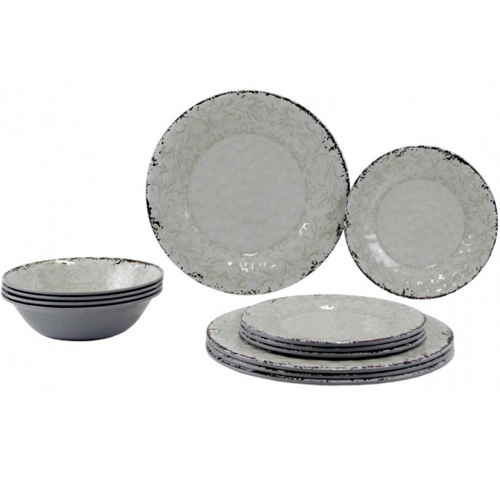 Gimex Stone Line Sand 12-piece Service in the group Household & Kitchen / Serving / Tableware at Campmarket (67686)