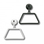 Towel rack with suction cup mount Towel rack with suction cup mount