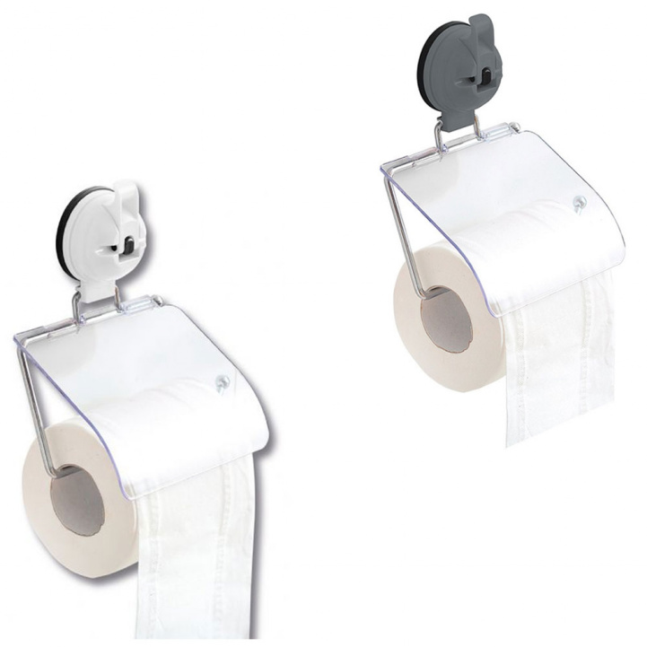 Toilet paper holder with suction cup mount in the group Water & Sanitation / Bathroom items at Campingvaruhuset i Norden AB (67708)