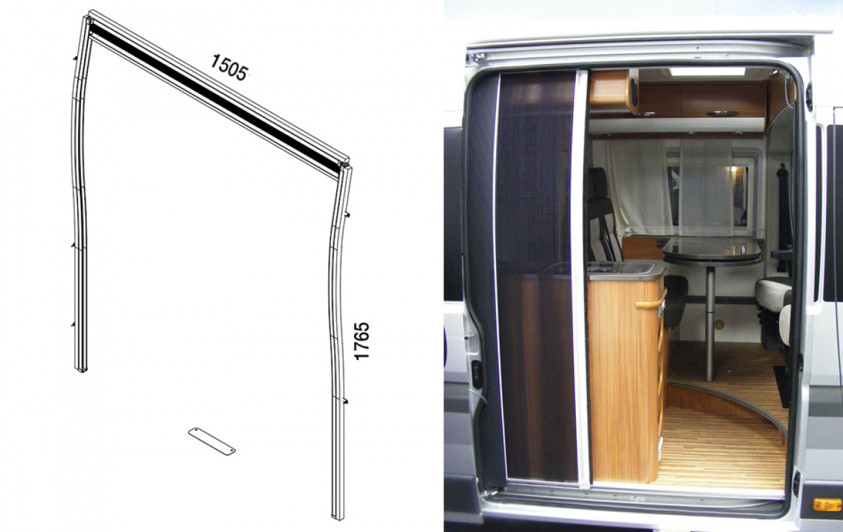 Mosquito net door Fiat Ducato side door in the group Caravan & Motorhome / Chassis / Other at Campingvaruhuset i Norden AB (67715)