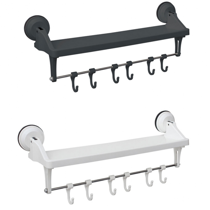 Shelf hooks with suction cup mounts in the group Water & Sanitation / Bathroom items at Campingvaruhuset i Norden AB (67717)