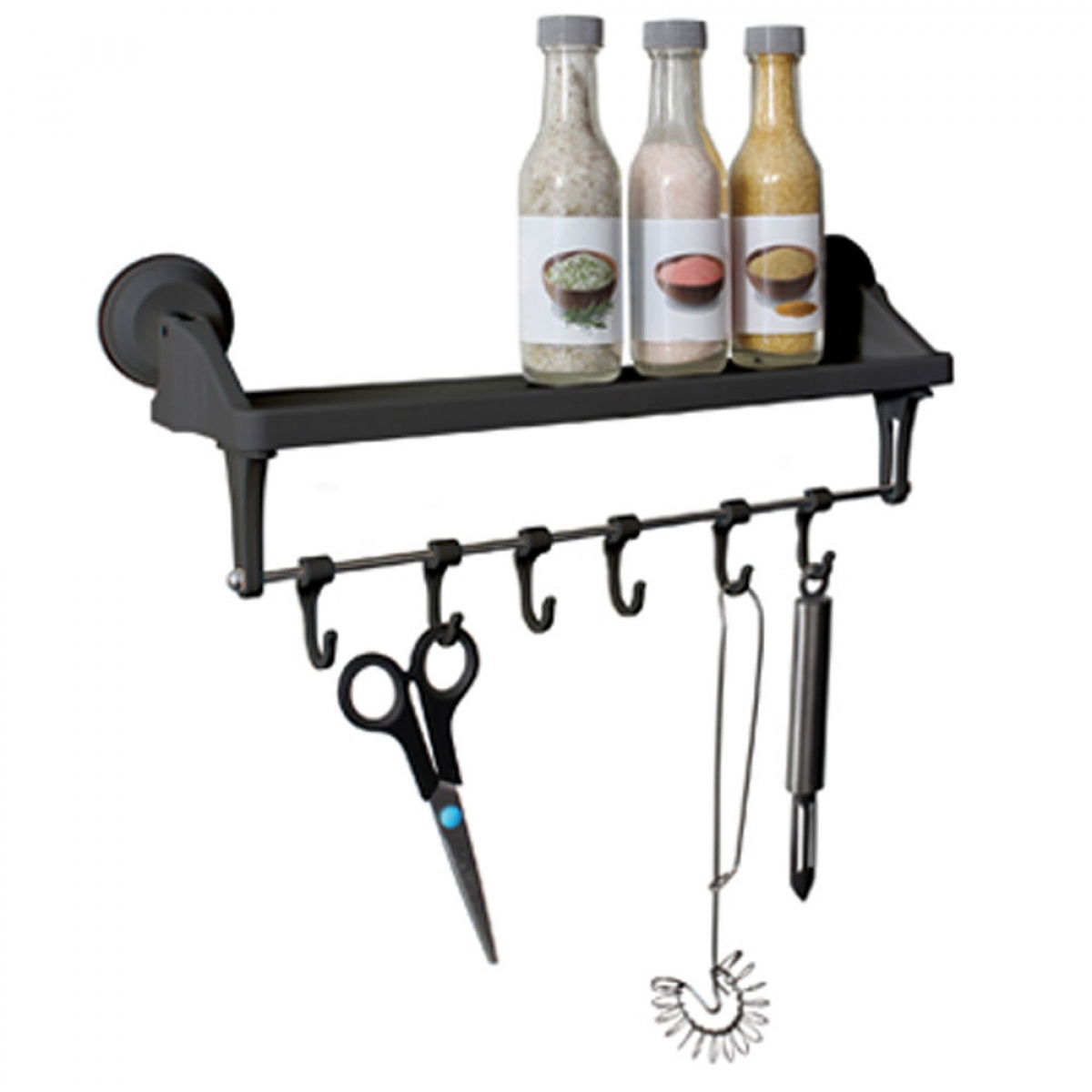 Shelf hooks with suction cup mounts in the group Water & Sanitation / Bathroom items at Campingvaruhuset i Norden AB (67717)