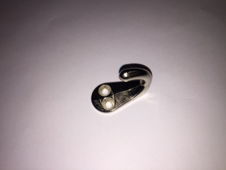 Single hook Silver in the group Caravan & Motorhome / Locks & Fittings / Hooks & Hanging at Campingvaruhuset i Norden AB (67856)