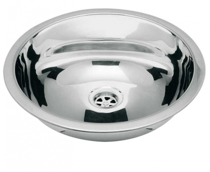 Sink Round Stainless Steel 225mm in the group Water & Sanitation / Water / Sink & Shower Tray / Sink at Campmarket (67988)