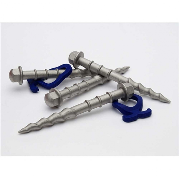 Peggy Peg Hardcore 15 cm in aluminum with attachment loops in the group Awning & Canopies / Accessories-Parts / Awning accessories / Peggy Peg at Campingvaruhuset i Norden AB (67990)