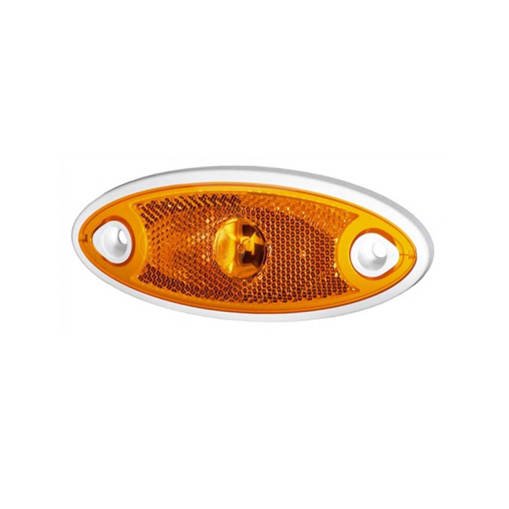 Side marker light LED with white frame in the group Caravan & Motorhome / Electronics / Traffic & Exterior lighting / Side marker light at Campingvaruhuset i Norden AB (67999)