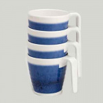 Melamine Mug Ceramics Azure 4-pack