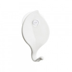 Koziol Towel Hook Sense White Koziol Towel Hook Sense White