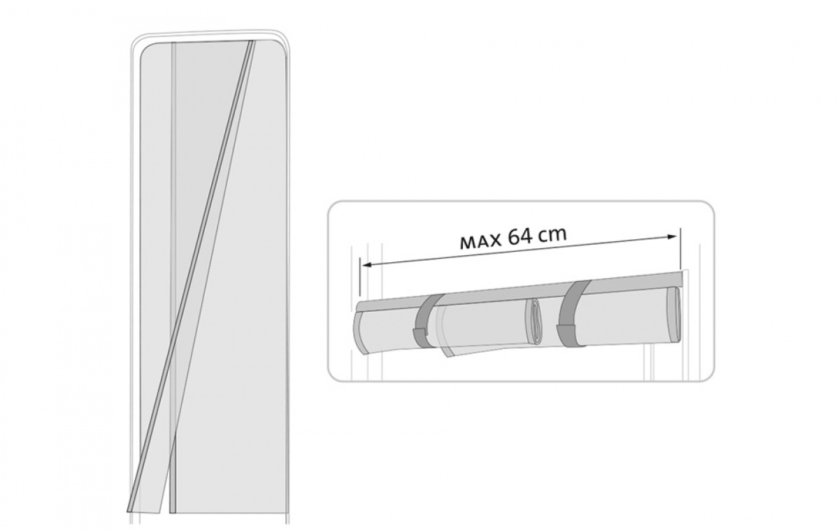 Fiamma Mosquito Net for Door in the group Home & Interior / Textiles / Door curtains at Campingvaruhuset i Norden AB (68642)