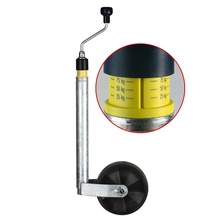 Support wheel Winterhoff with wave in the group Caravan & Motorhome / Chassis / Training wheels at Campmarket (68646)