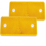 Hella Yellow Reflector 94x44mm 2-pack Hella Yellow Reflector 94x44mm 2-pack