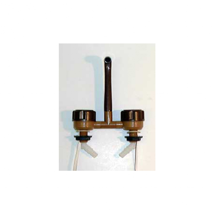 Novo double tap brown in the group Water & Sanitation / Water / Water taps / Cold & Hot Water Taps at Campingvaruhuset i Norden AB (68834)