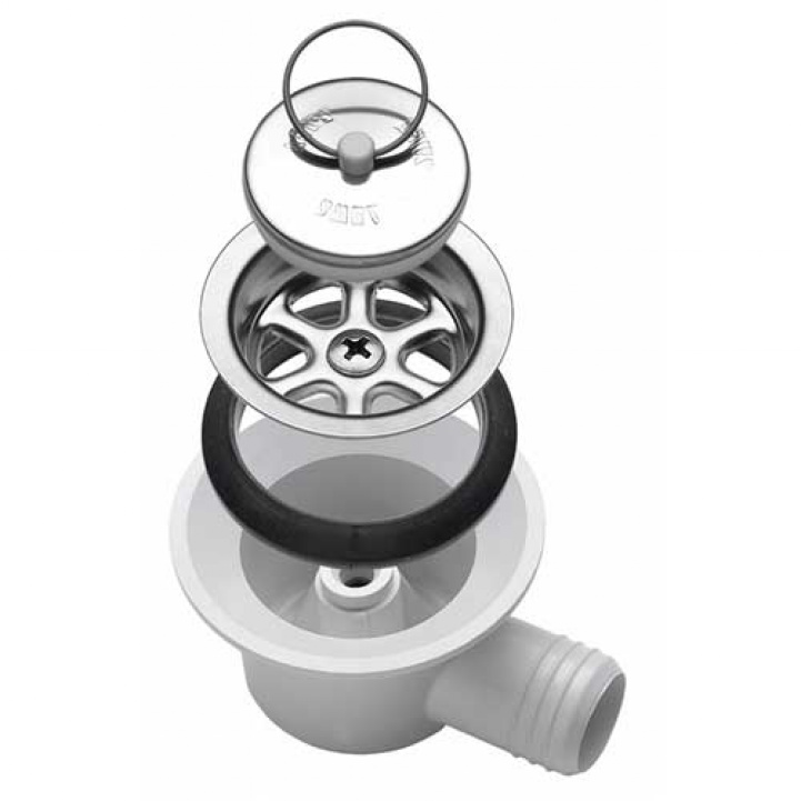 Dometic AC 540 Drain Fitting Angled 20mm in the group Water & Sanitation / Water / Sink & Shower Tray / Sewer fittings at Campmarket (68900)