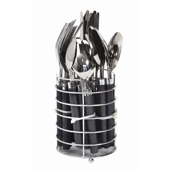 Cutlery set with basket 24 pieces in the group Household & Kitchen / Serving / Cutlery at Campmarket (69000)