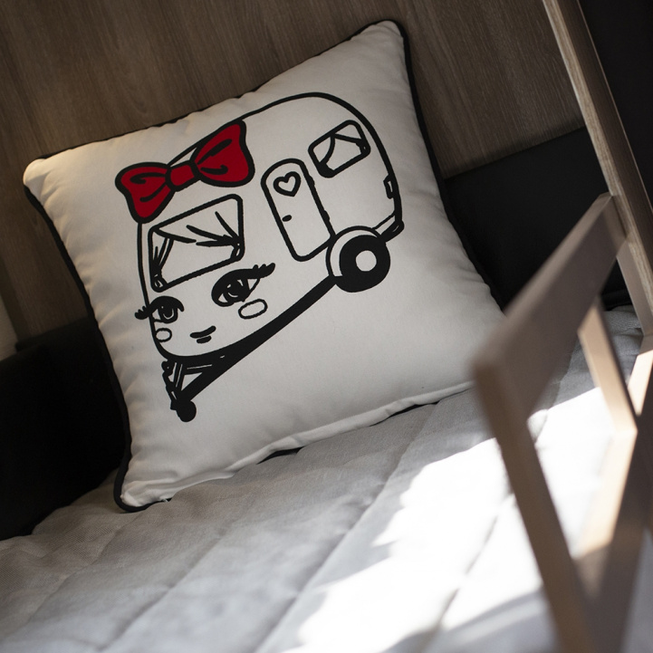 Camping Kidz decorative cushion in the group Home & Interior / Textiles / Bedding at Campingvaruhuset i Norden AB (69015)