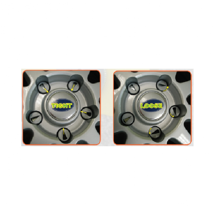 Milenco Wheel Nut Indicator 10-Pack in the group Caravan & Motorhome / Chassis / Other at Campmarket (69069)