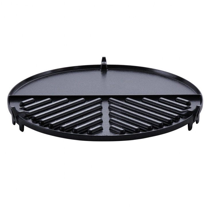 Cadac Grill Plate Ribbed/Smooth Safari Chef 30 cm in the group Household & Kitchen / Grills / Grill accessories at Campingvaruhuset i Norden AB (69159)