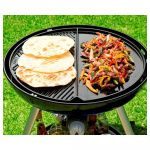 Cadac Grill Plate Ribbed/Smooth Skottel Braai 45 cm