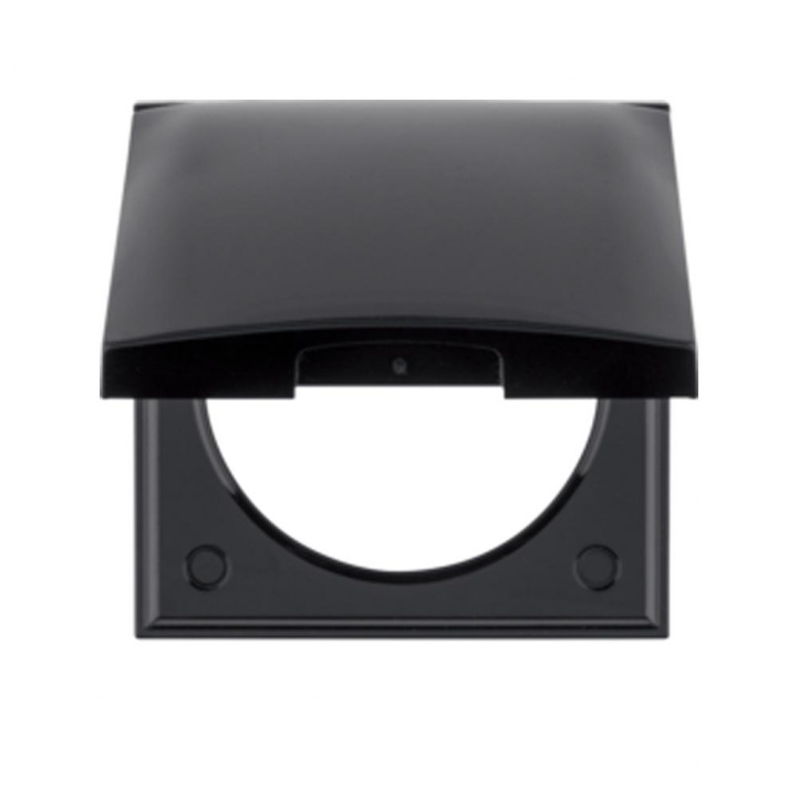 Berker Integro Frame With Lock Blank Black in the group Caravan & Motorhome / Electronics / Switches & In/Outlets / Frames at Campmarket (69189)