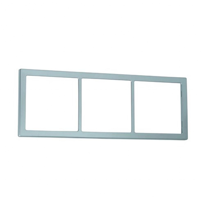 Triple frame Silver in the group Caravan & Motorhome / Electronics / Switches & In/Outlets / Frames at Campingvaruhuset i Norden AB (69196)