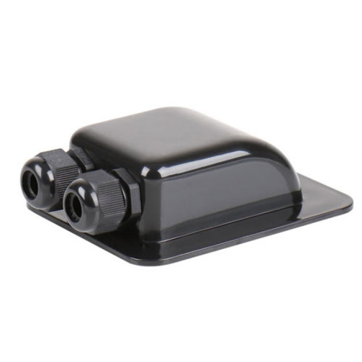 Double Cable Grommet Black in the group Caravan & Motorhome / Electronics / Solar panels / Accessories at Campmarket (69481)
