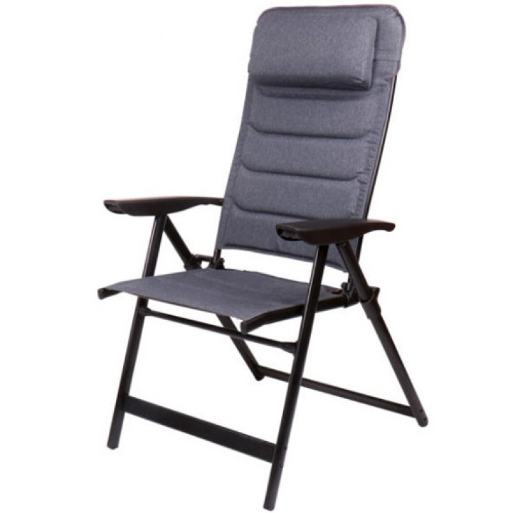 Pasadena Grey Camping Chair in the group Camping furniture / Camping chairs at Campingvaruhuset i Norden AB (69541)