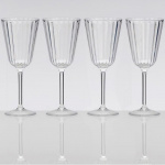 Crystal Line Wine Glasses 280 ml 4-Pack Crystal Line Wine Glasses 280 ml 4-Pack