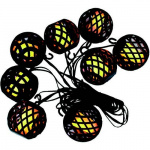 Flaming Light String 8 LED Lanterns