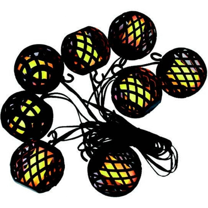 Flaming Light String 8 LED Lanterns in the group Caravan & Motorhome / Electronics / Interior Lighting / LED Lighting / Tent lighting at Campmarket (70118)