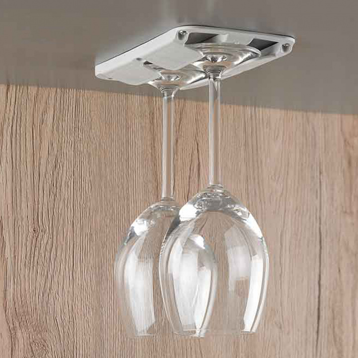 Red Wine Glass Holder 2-pack Beige/Grey in the group Household & Kitchen / Kitchen accessories / Hooks & Shelves at Campmarket (70356)