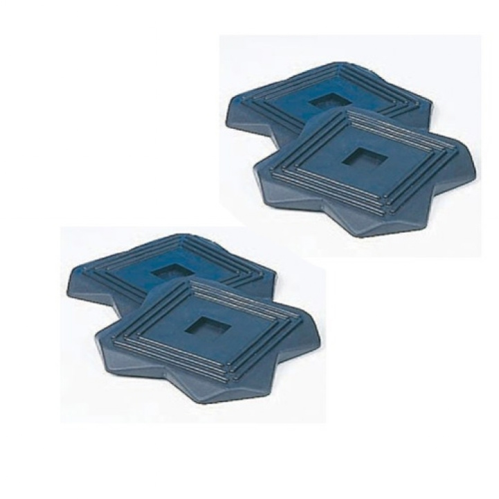 Support leg base plate 4-p in the group Caravan & Motorhome / Chassis / Support leg at Campingvaruhuset i Norden AB (70489)