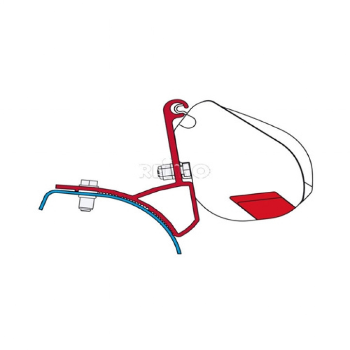 Fiamma Renault Trafic Adapter F35 2001-2014 in the group Caravan & Motorhome / Van & Sheet Metal Workers / Awnings / Awning adapters / Fiamma / F35/F40-Other Vehicles at Campmarket (70778)