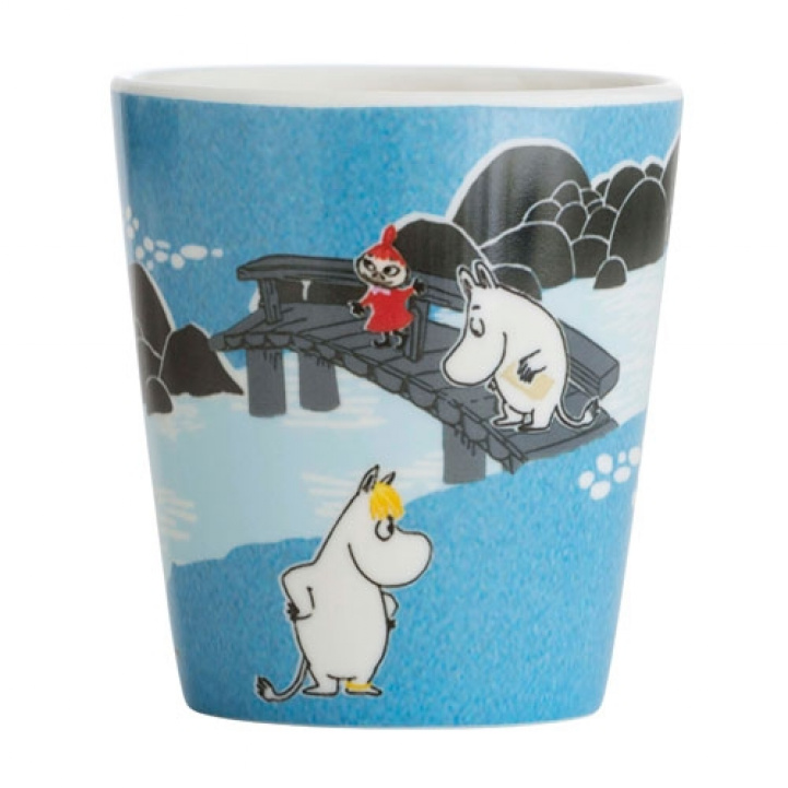 Moomin Mug Melamine Forest & Lake Blue in the group Household & Kitchen / Glass & Mugs / Mugs and Coffee Cups at Campingvaruhuset i Norden AB (70811)