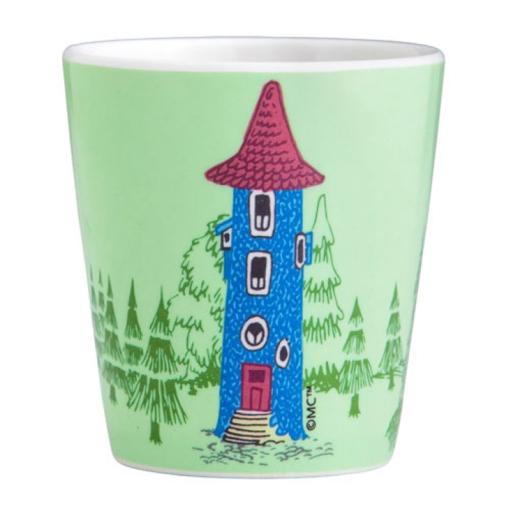 Moomin Mug Melamine Moomin House Green in the group Household & Kitchen / Glass & Mugs / Mugs and Coffee Cups at Campmarket (70812)