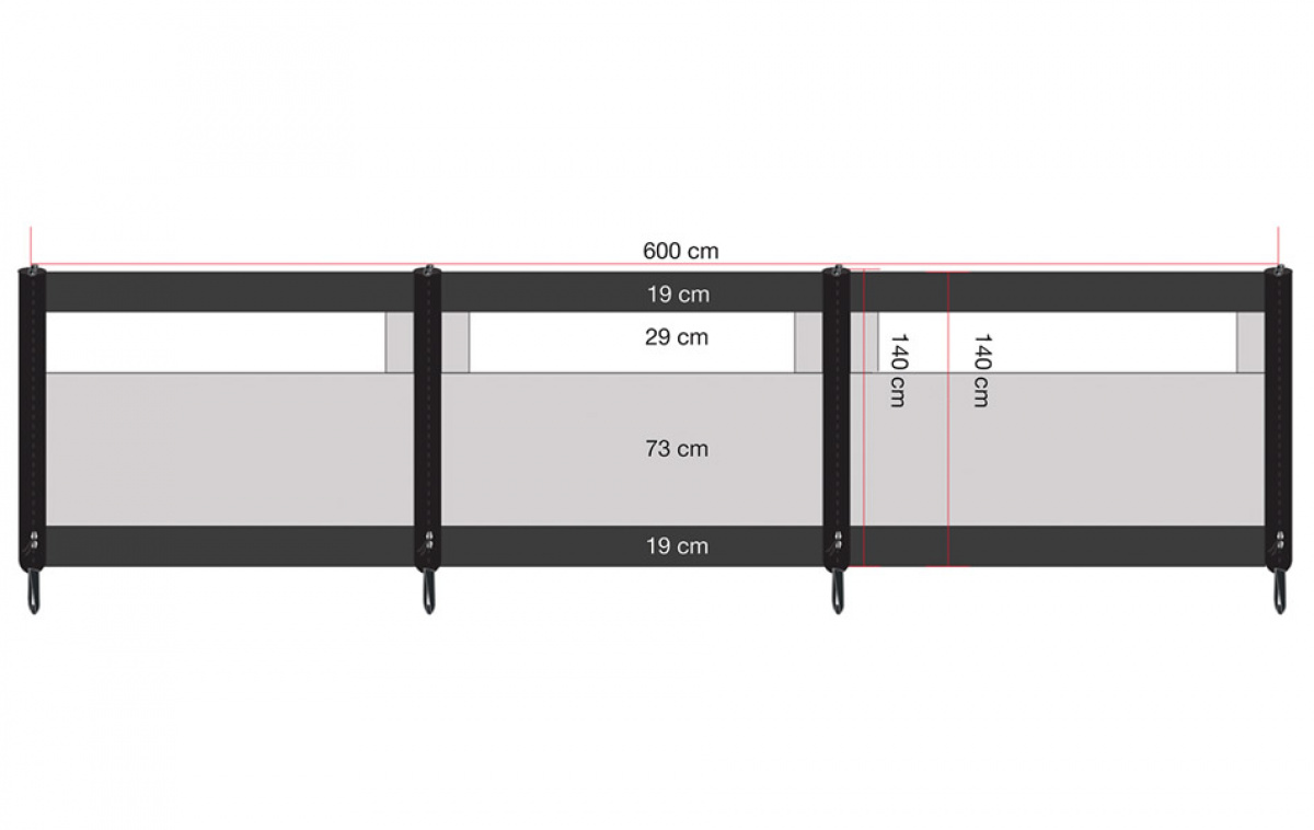GoCamp Windbreak Airbreak 600 in the group Awning & Canopies / Windbreak at Campingvaruhuset i Norden AB (70925)