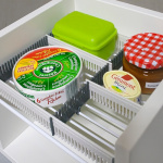 Purvario Refrigerator Storage 8-Pieces Grey/White