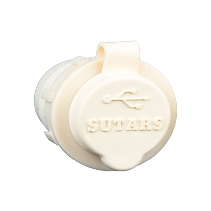 Sutars USB Socket For Recessed Installation in the group Caravan & Motorhome / Electronics / Switches & In/Outlets / USB port at Campmarket (71018)
