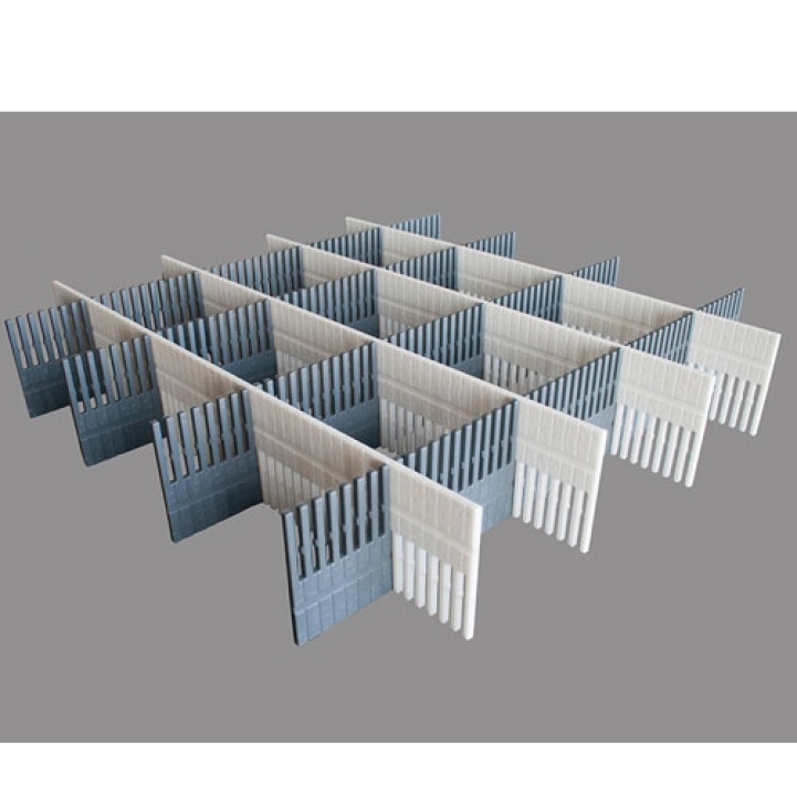 Purvario Box Storage 8 Pieces White/Grey in the group Household & Kitchen / Kitchen accessories / Food & Pantry Storage at Campingvaruhuset i Norden AB (71028)