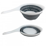 Colander Silicone White/Grey Colander Silicone White/Grey